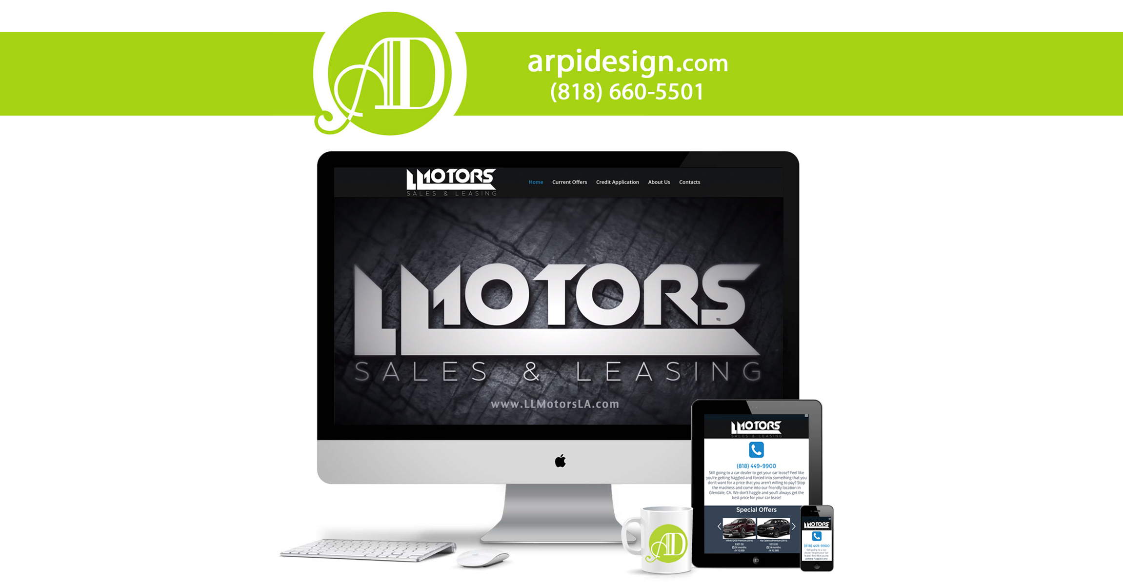 Car Dealership site Design in Los Angeles