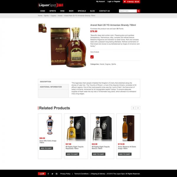 Liquor Store Website Design and SEO in Los Angeles