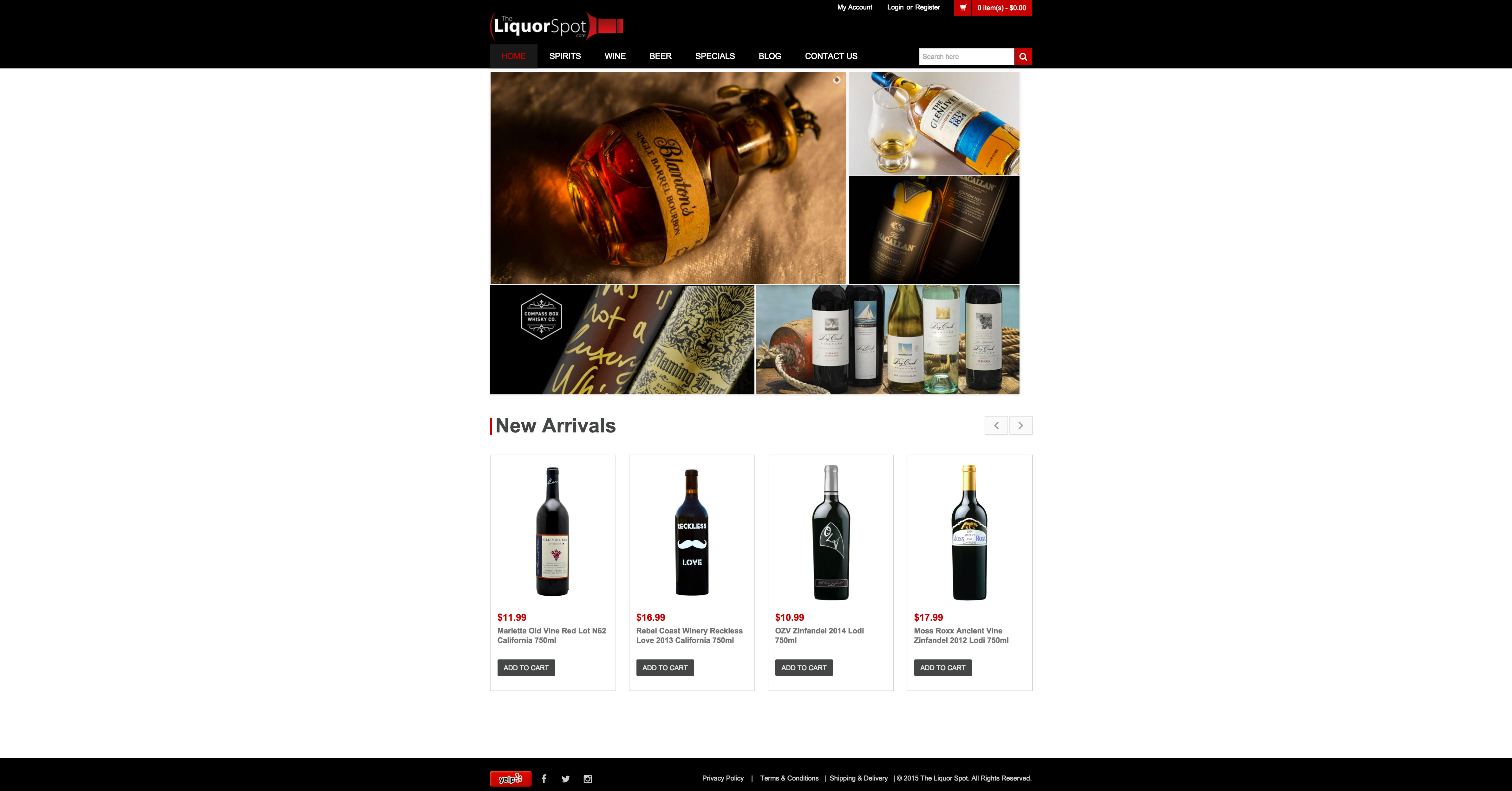 Liquor Store Website Design and SEO in Los Angeles