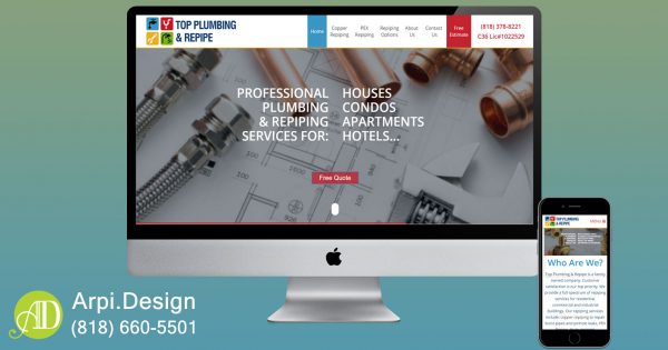 Plumbing Website Design